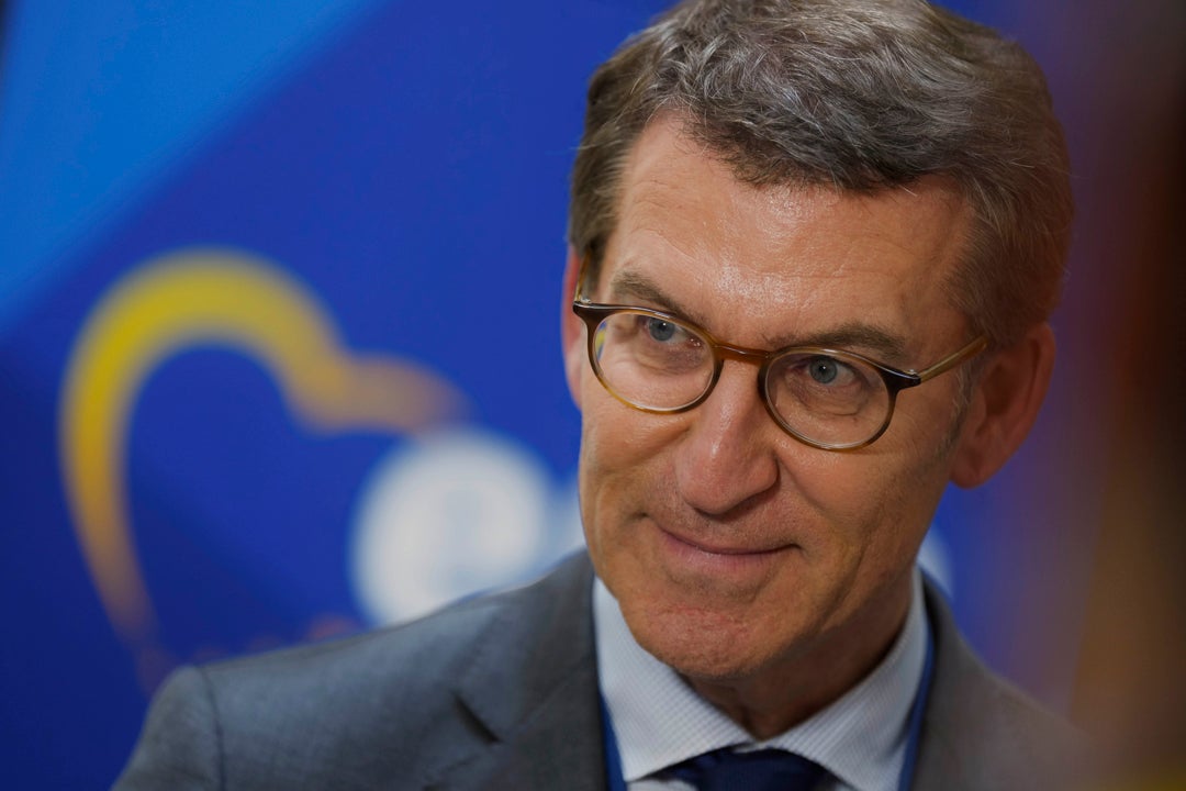 Feijóo pide una mayoría suficiente para gobernar en solitario Feijóo pide una mayoría suficiente para gobernar en solitario