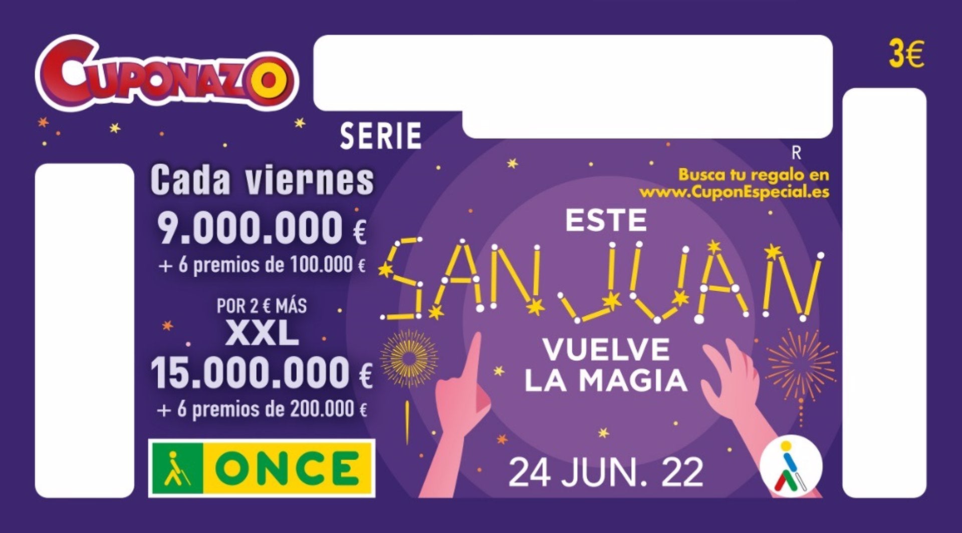 El Cuponazo de la ONCE reparte 600.000 euros en Almassora El Cuponazo de la ONCE reparte 600.000 euros en Almassora