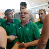 Equipo de +30 del Unicaja en el Maxibasket Equipo de +30 del Unicaja en el Maxibasket