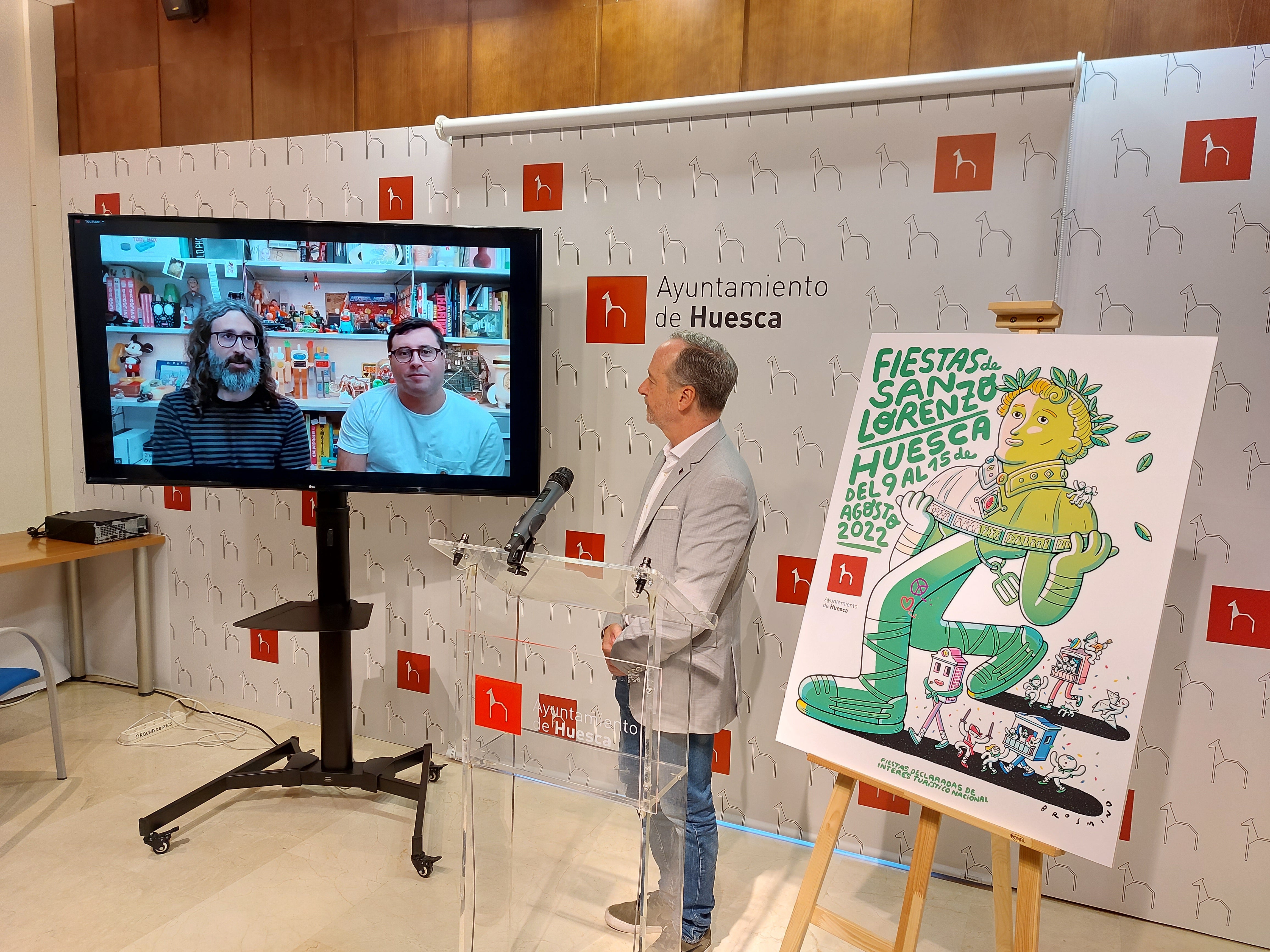 Brosmind diseña el cartel de las fiestas de Huesca Brosmind diseña el cartel de las fiestas de Huesca
