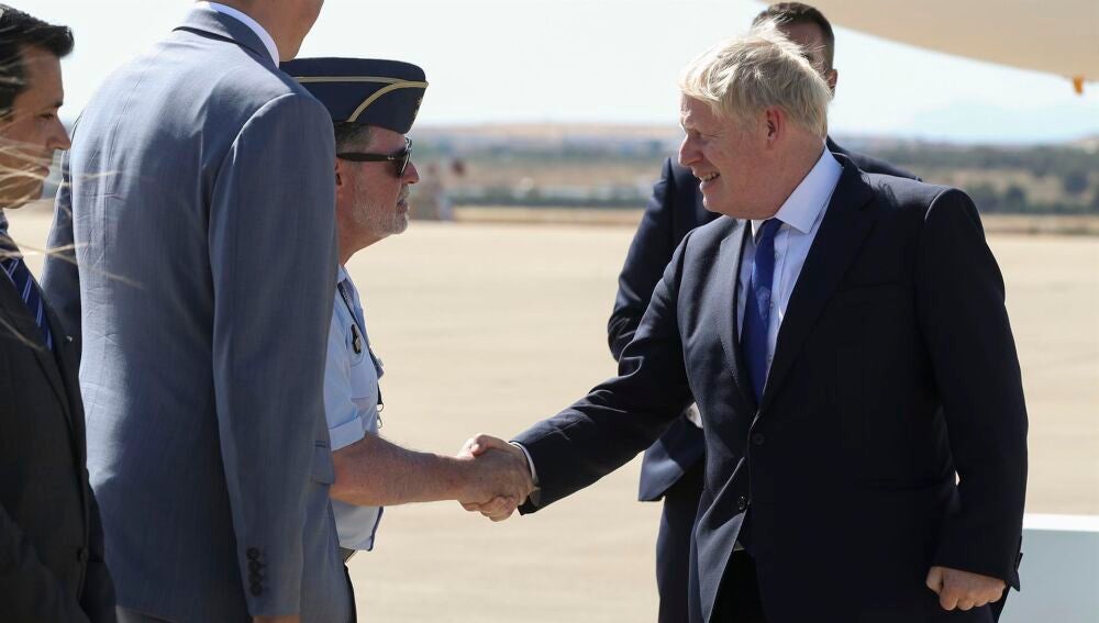 Boris Johnson llega a Madrid para participar en la cumbre de la OTAN