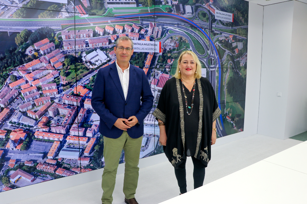 Un viaducto de doble carril sustituirá el 'scalextric' de acceso a la N-I desde la A-15 Un viaducto de doble carril sustituirá el 'scalextric' de acceso a la N-I desde la A-15