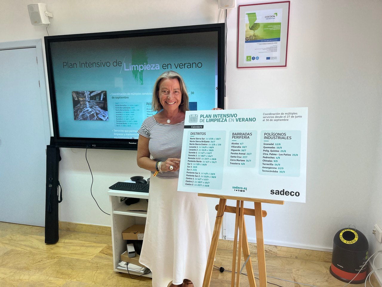 Sadeco pone en marcha un plan intensivo de limpieza hasta el 30 de septiembre Sadeco pone en marcha un plan intensivo de limpieza hasta el 30 de septiembre