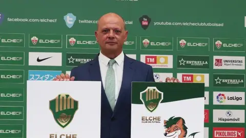 Joaquín Buitrago, presidente del Elche CF. Joaquín Buitrago, presidente del Elche CF.