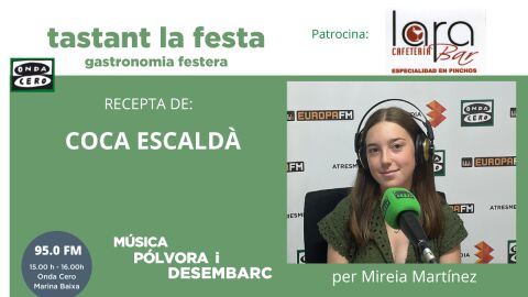 Mireia Mart&iacute;nez ens explica la recepta de la coca escald&agrave;.
