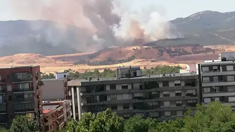 El fuego se ha declarado en un paraje cercano a Puertollano