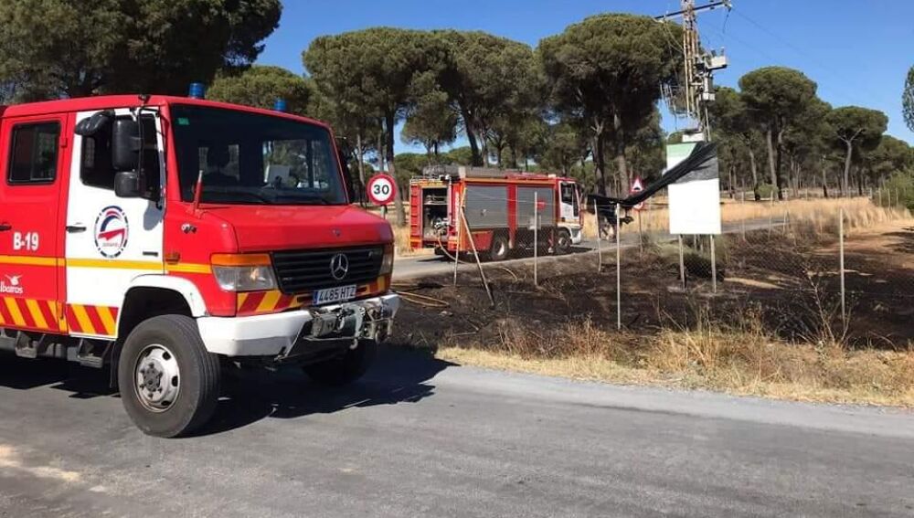 Incendio en Huerta del Hambre - Bonares Incendio en Huerta del Hambre - Bonares