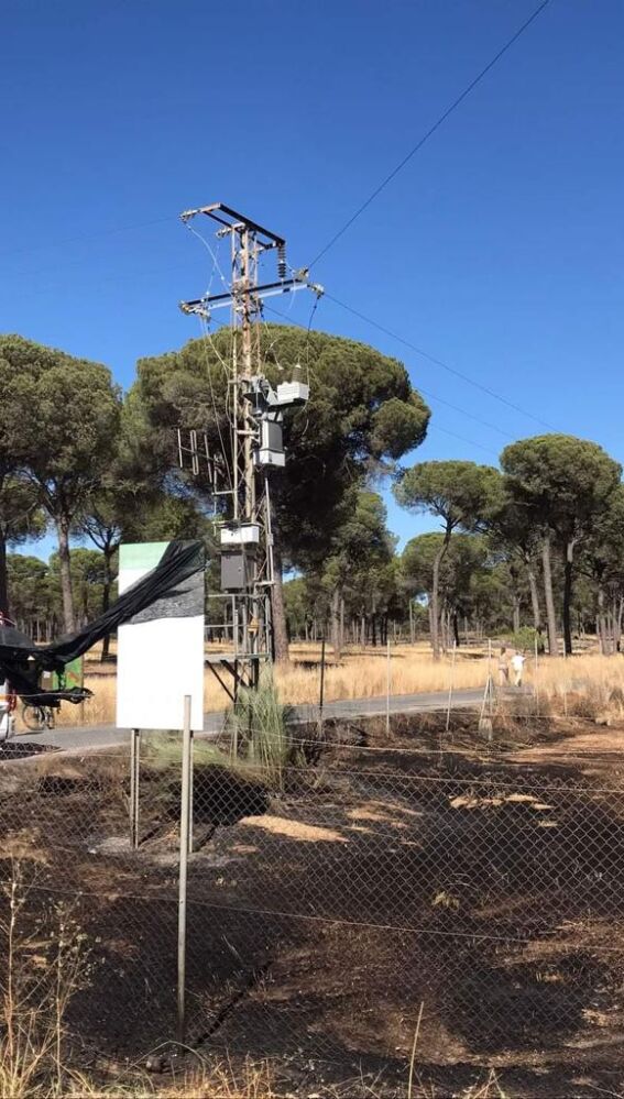 Incendio en Huerta del Hambre - Bonares