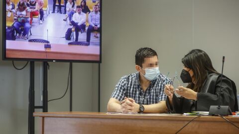 El acusado del asesinato de Marta Calvo, Jorge Ignacio Palma, en el juicio.