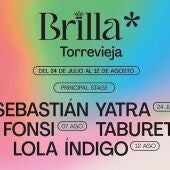 Del 24 de julio al 12 de agosto Torrevieja Brilla con los mejores artistas 