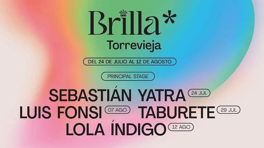 Del 24 de julio al 12 de agosto Torrevieja Brilla con los mejores artistas brilla torrevieja