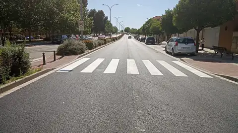 Campaña de repintado de pasos de cebra en la capital Campaña de repintado de pasos de cebra en la capital