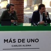 Guillermo Fernández Vara en Más de Uno con Carlos Alsina desde el Teatro Romano de Mérida