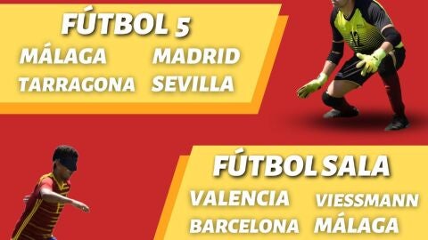 Los mejores futbolistas ciegos y con discapacidad visual se citan en Granada