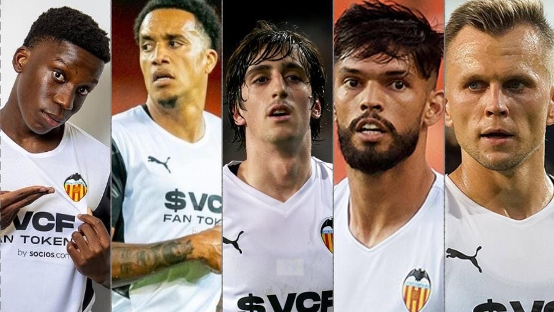 Alderete, Bryan Gil, Ilaix Moriba, Helder Costa y Cheryshev abandonan el Valencia Alderete, Bryan Gil, Ilaix Moriba, Helder Costa y Cheryshev abandonan el Valencia