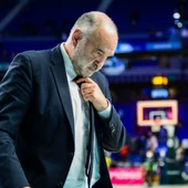 Pablo Laso, en un partido del Real Madrid. Pablo Laso, en un partido del Real Madrid.