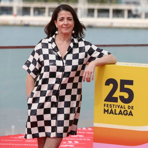 La actriz Nora Navas posa en el photocall de la película 'Sinjar' durante el Festival de Málaga