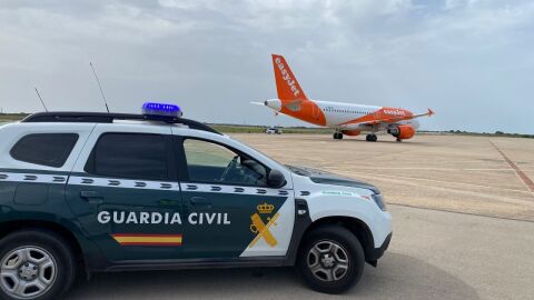 Imagen del avi&oacute;n que recibi&oacute; la falsa amenaza de bomba. 