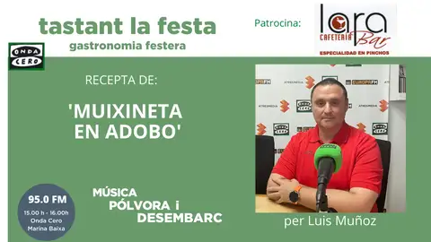 Recepta festera. Recepta festera.