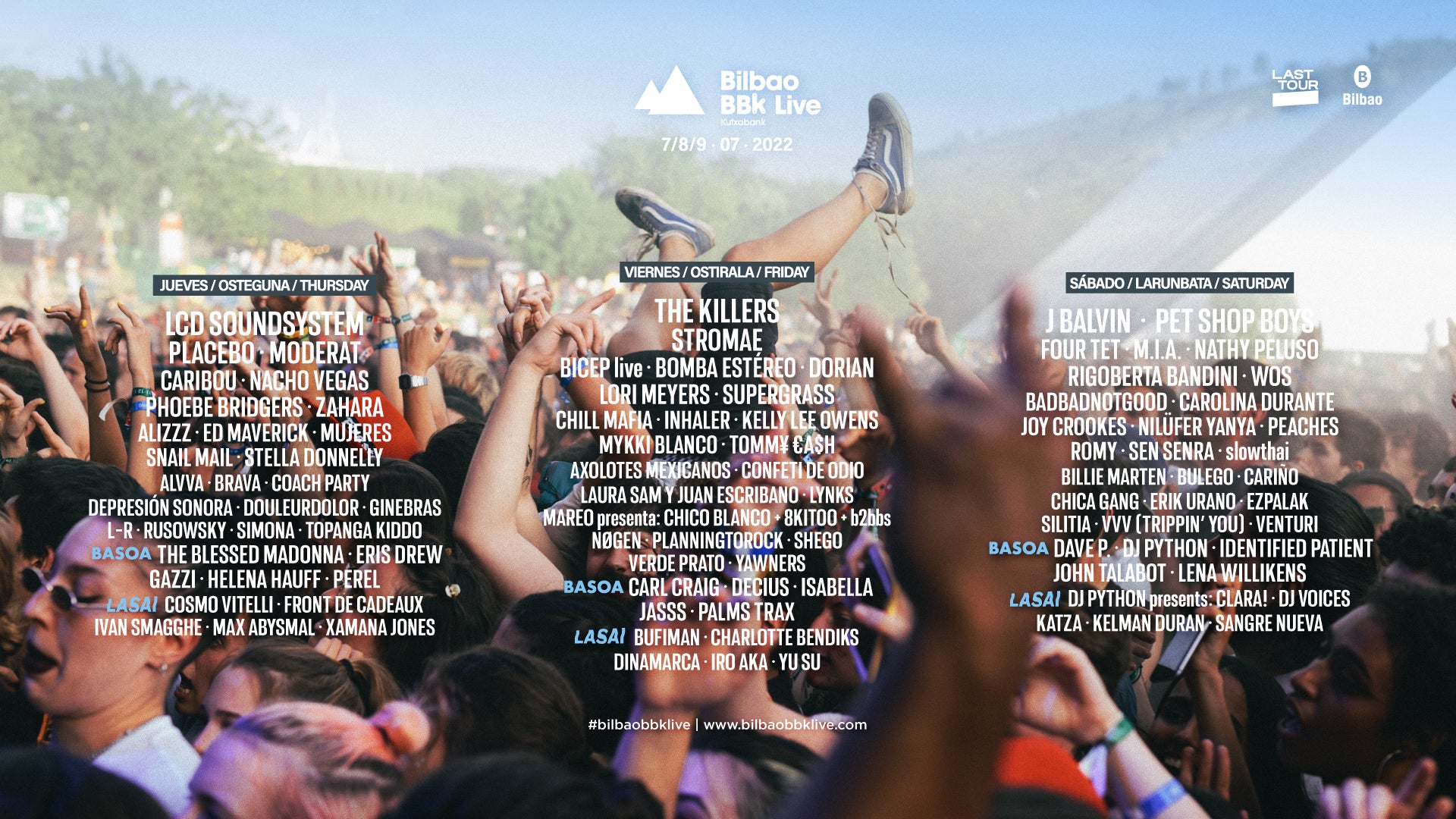 Este miércoles primeros cortes de tráfico con motivo del Bilbao BBK Live Este miércoles primeros cortes de tráfico con motivo del Bilbao BBK Live