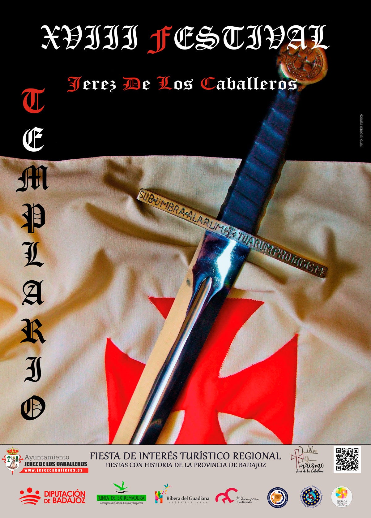 Jerez de los Caballeros celebra su XIX Festival templario del 15 al 17 julio Jerez de los Caballeros celebra su XIX Festival templario del 15 al 17 julio