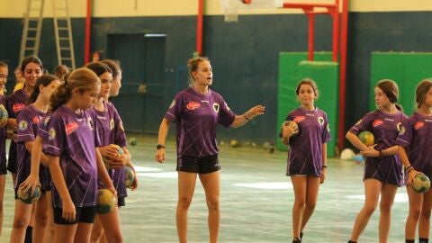 Silvia Arderius en el campus Panteras