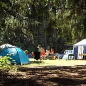 Imagen de archivo de un campamento de verano.