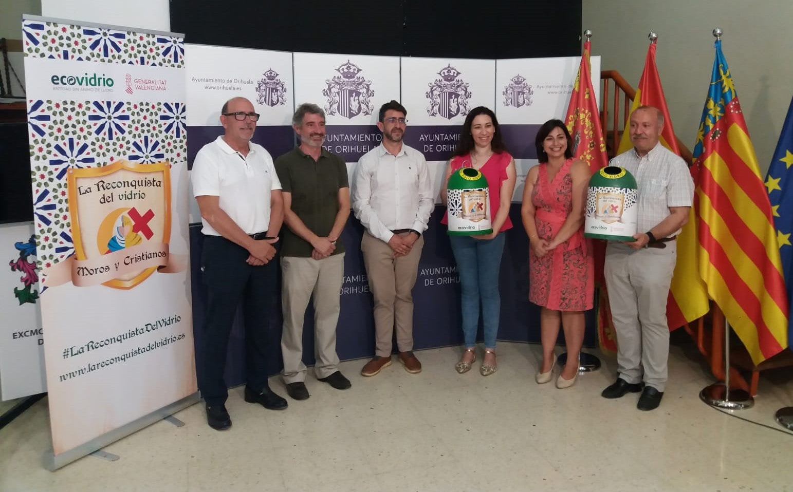Orihuela y ecovidrio fomentan el reciclado durante las próximas fiestas de la reconquista Orihuela y ecovidrio fomentan el reciclado durante las próximas fiestas de la reconquista