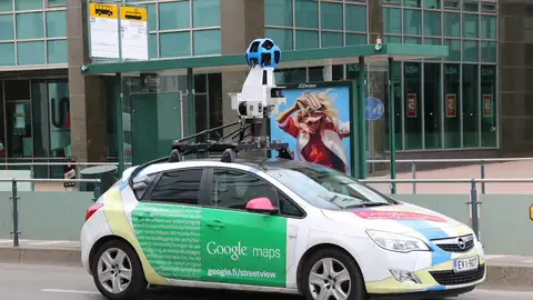 Imagen de archivo de un coche de Google Maps Imagen de archivo de un coche de Google Maps/ Pixabay