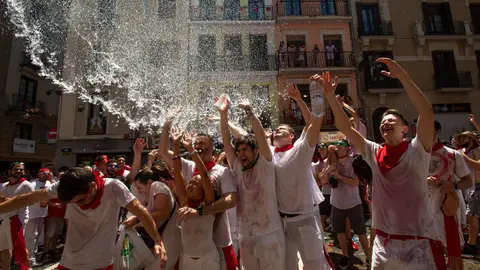 Imagen del 'Chupinazo' de los sanfermines de 2019 Imagen del 'Chupinazo' de los sanfermines de 2019
