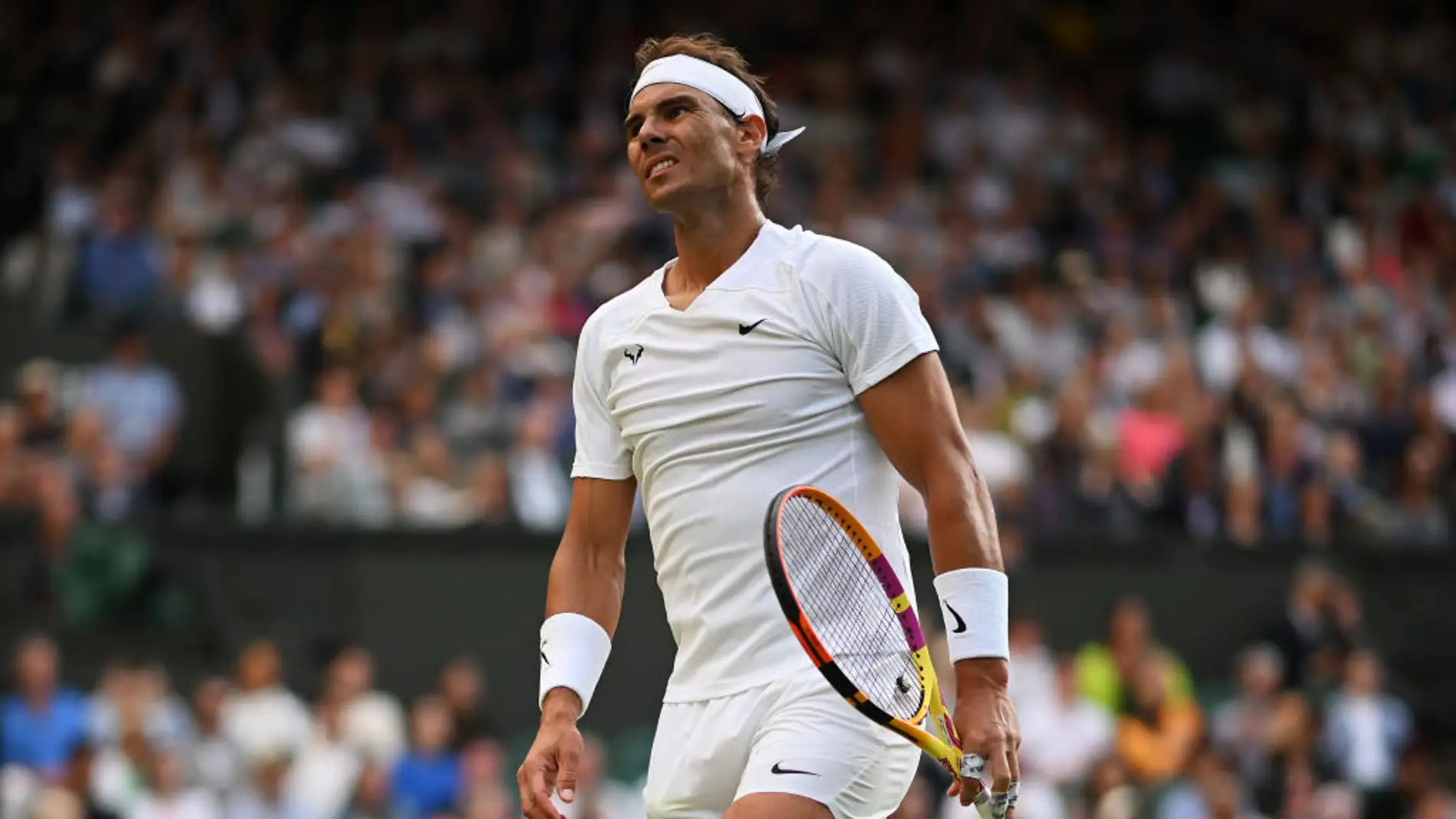 Rafa Nadal se retira lesionado del partido ante Fritz y dice adiós a Wimbledon