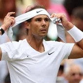 Rafa Nadal, durante un partido. Rafa Nadal, durante un partido.