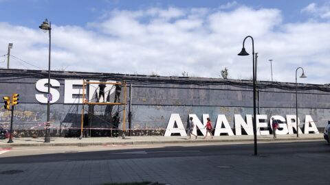 Montaje de la Semana Negra de Gij&oacute;n