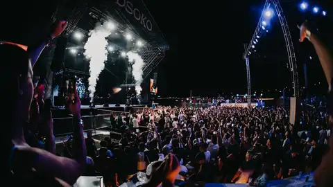 El escenario de DSOKO en El Puerto El escenario de DSOKO en El Puerto