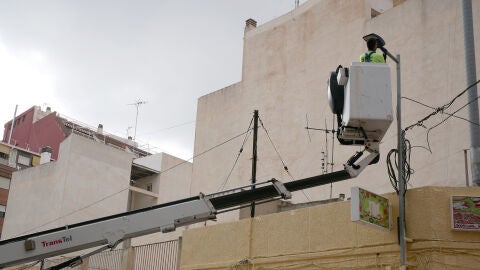 Cambio del alumbrado p&uacute;blico a led en Crevillent.