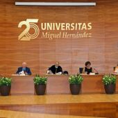 Acto de clausura del curso académica 2021-2022 en la Universidad Miguel Hernández de Elche.