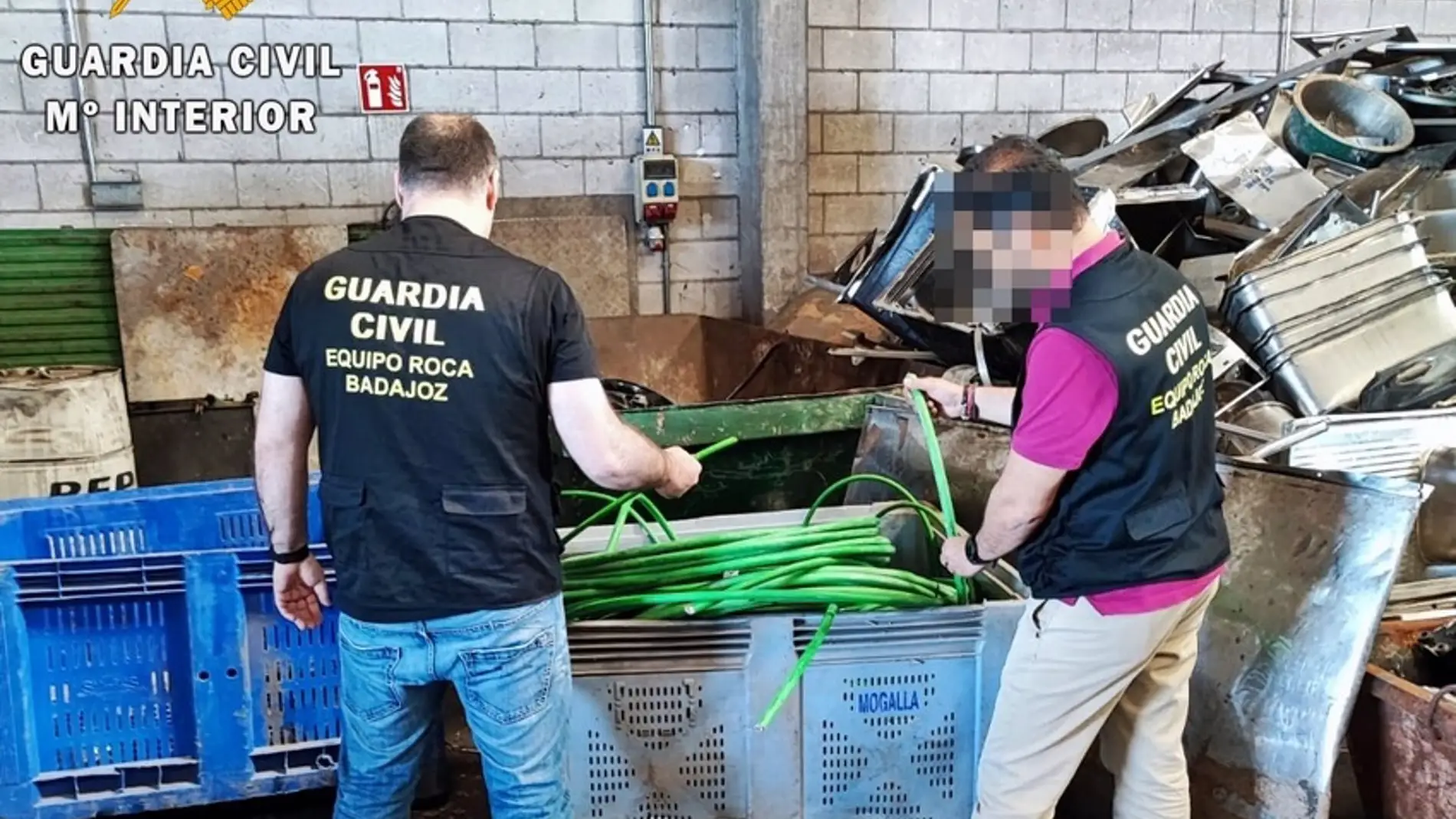 Investigados siete trabajadores de las obras del nuevo centro logístico de Badajoz por sustracción de material