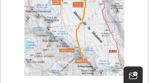 Nuevo aviso sobre el peligro de subir al Aneto