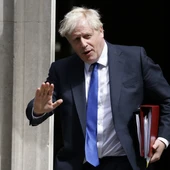 Boris Johnson sale del número 10 de Dowing Street Boris Johnson sale del número 10 de Dowing Street