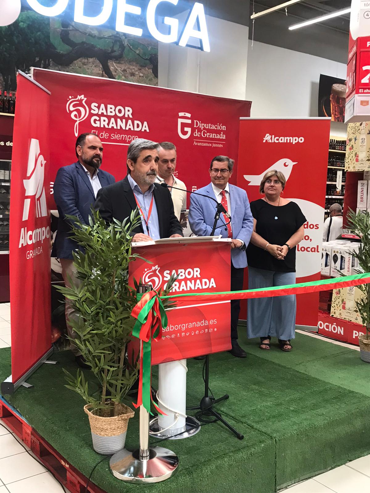 Alcampo presenta los productos 'Sabor Granada' de Diputación en sus centros Alcampo presenta los productos 'Sabor Granada' de Diputación en sus centros