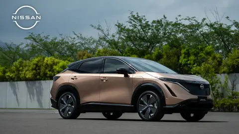 Nissan Ariya Sección de motor en Onda Cero Pontevedra