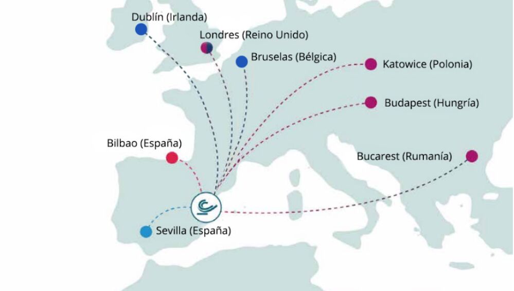 Conexiones del aeropuerto de Castellón