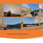 Consecuencias del incendio en Torre val de San Pedro