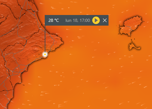 El calor no da tregua y vuelve a subir hasta los 35º en la Marina Baixa El calor no da tregua y vuelve a subir hasta los 35º en la Marina Baixa