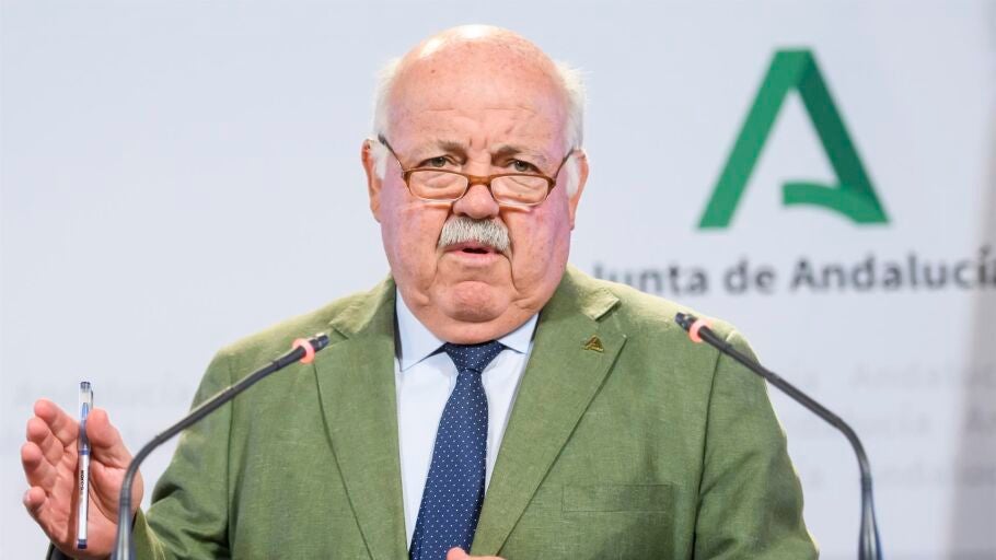 El consejero de Salud y Familias en funciones, Jes&uacute;s Aguirre, en una foto de archivo.