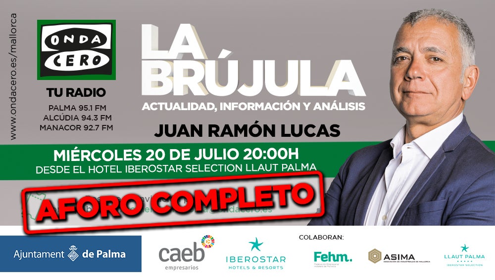 "La Brújula" en directo desde Palma con Juan Ramón Lucas "La Brújula" en directo desde Palma con Juan Ramón Lucas