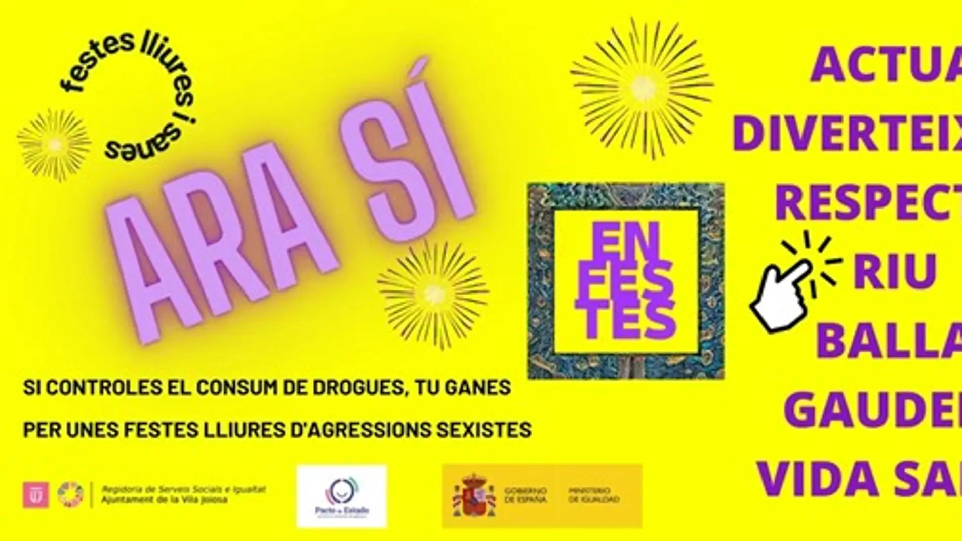 El ayuntamiento instalará Puntos Violeta en las Fiestas de la Vila Joiosa