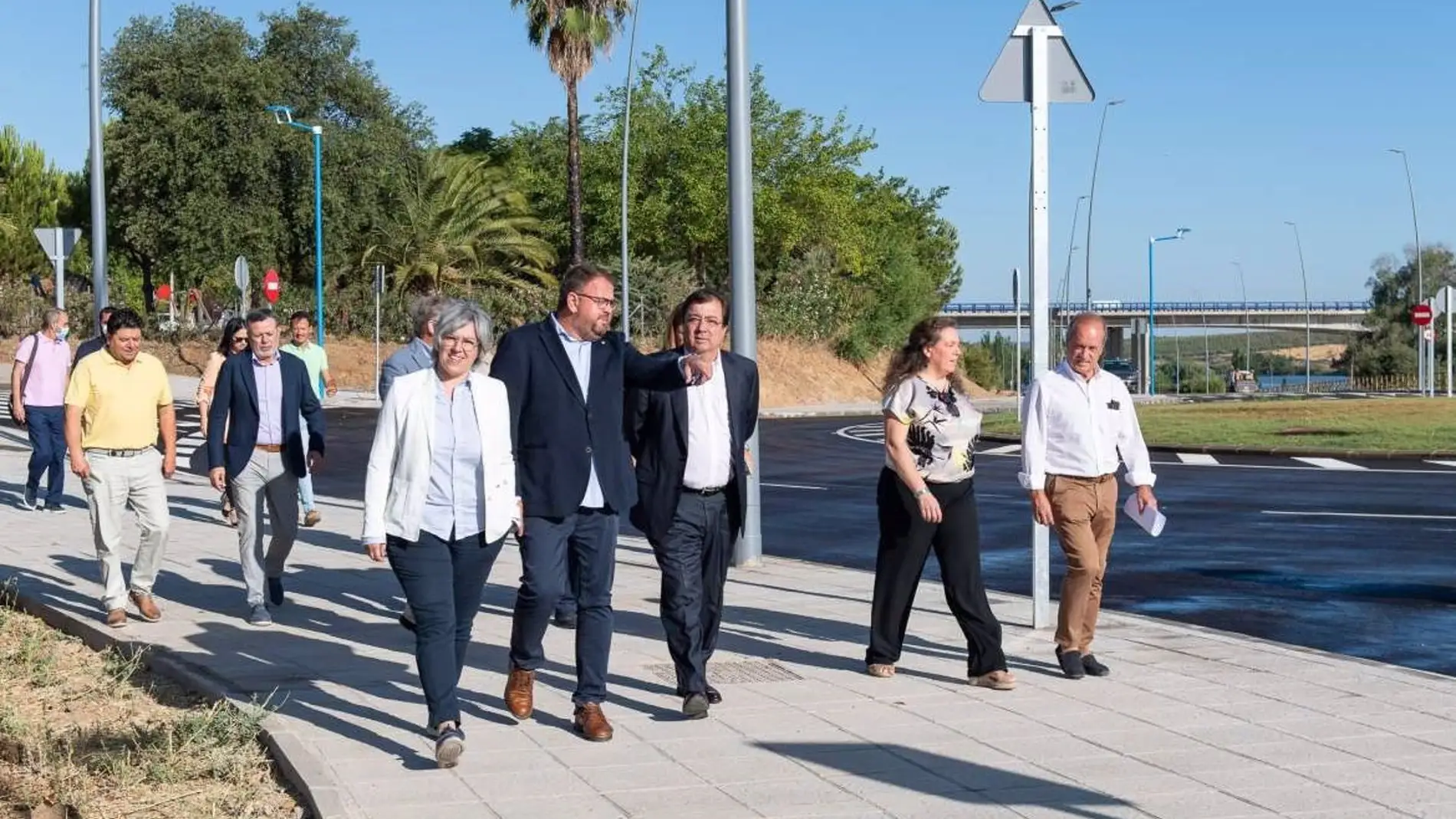 Mérida inaugura la segunda fase del desdoblamiento desde el Puente Lusitania hasta el Polígono El Prado 