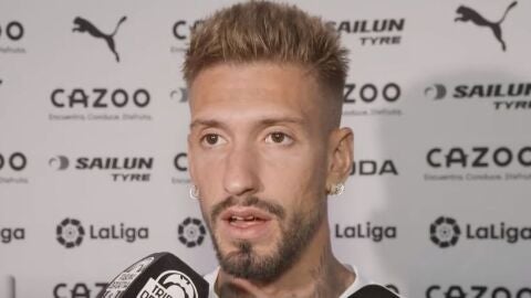 Samu Castillejo tras la victoria ante el Borussia Dortmund