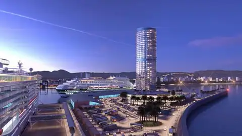 Proyecto de torre del Puerto de Málaga Proyecto de torre del Puerto de Málaga